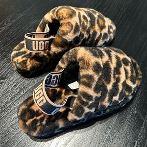 UGG Fluff Yeah Slide - Cheetah - Size 9